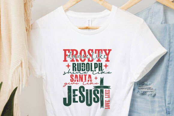 Christian Christmas SVG, Love Like Jesus – A T-Shirt Design with Editorial Appeal