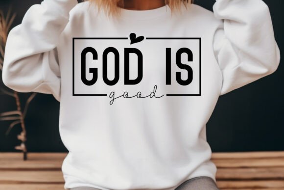 God is Good Jesus SVG PNG: A Faith-Focused Graphic for T-Shirt and Merchandise Designs