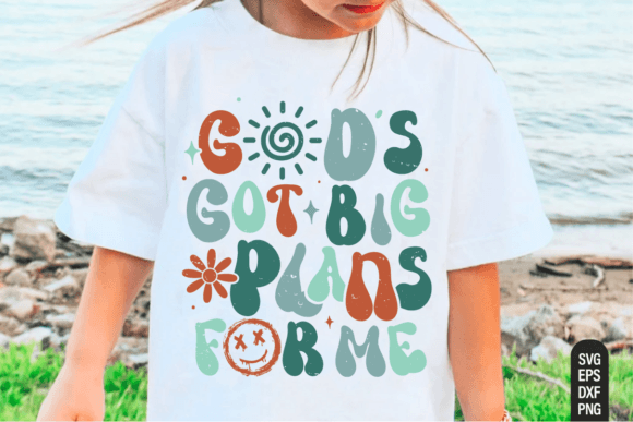God s Got Big Plans Christian Svg Png: Graphics for Faith-Based T-Shirt Designs