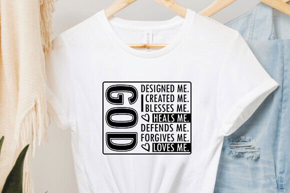God SVG, Christian SVG Graphics for T-Shirt Designs & Digital Products