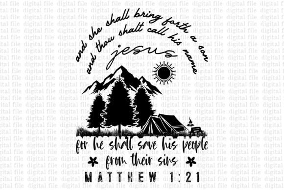Jesus and She Shall Bring Forth a Son, a: T-Shirt Graphics for Faith-Based Branding
