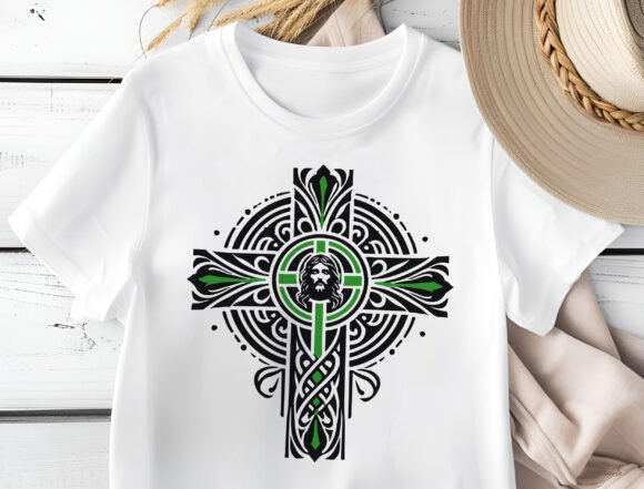 Jesus Cross SVG for T-Shirt Designs & Crafting Graphics