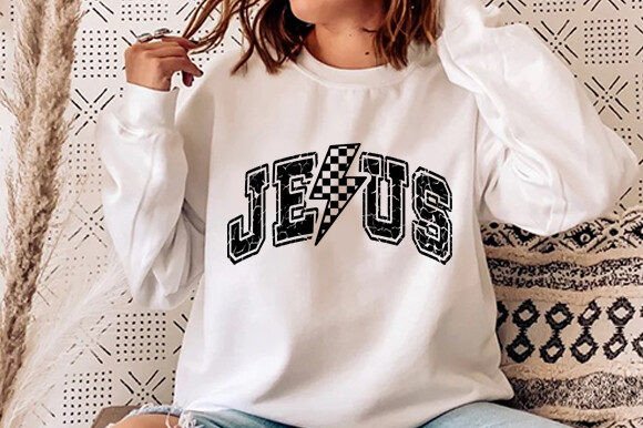 Jesus Svg, Jesus Lightning Bolt Svg – Bold Graphics for T-Shirt Designs & Branding